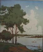 Landscape on the Volga   (ARTS AND CRAFTS)