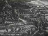 "Storm Over Santa Fe"