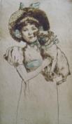 Young Woman with Dog"