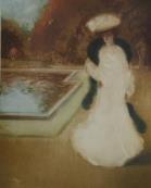 "Jeune Femme dans la Parc"