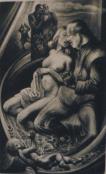"Lovers" (Plate 1 from IN PRAISE OF FOLLY)