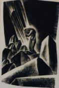 "Figure on a Rocky Cliff "(Plate 16 from SONG WITHOUT WORDS)