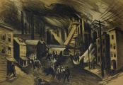 "Street Near a Steel Mill"