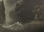 "Dancers in a Moonlit Garden"