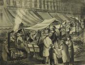 "Food Market Old Style"