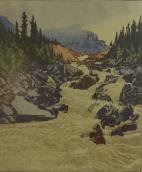 "Above Lake Louise"   (ARTS AND CRAFTS)