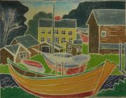"Burnham's Yard" (ARTS AND CRAFTS)