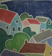 "Town by the Sea"  (ARTS AND CRAFTS)