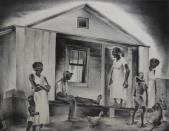 African American Family Scene