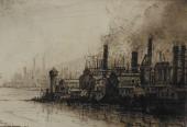 "Along the Cuyahoga River" (Cleveland)