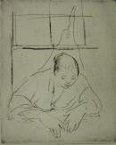 "East Tenth Street" (Anne at the Window)