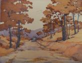 "Autumn Road" (ARTS AND CRAFTS)
