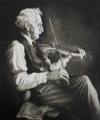 "Old Man With a Violin"