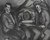 Men on Park Bench
