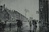"Rain on Murray Hill"