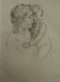 "Denise Holding her Child"