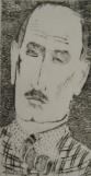 "Head of a Man" (Portrait of Louis Wiesenberg, the artist)