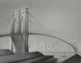 "Dawn, Brooklyn Bridge"