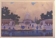 "A Village Temple, Kashmir"   (ARTS AND CRAFTS)