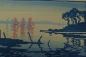 "Fishing Boats, Poole Harbour" (ARTS AND CRAFTS)