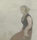 Seated Woman-Montmartre