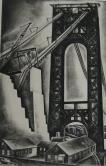 "Hudson River Bridge"  (George Washington Bridge)