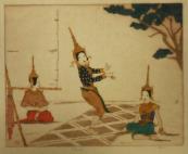 "Siamese Dancers"   (ARTS AND CRAFTS)