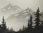 "Western Peaks"  (ARTS AND CRAFTS)
