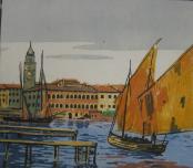 Sailboats Riva del Garda   (ARTS AND CRAFTS)