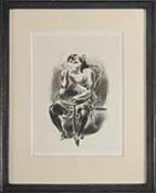 "Girl at Table" (At the Cafe)