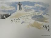 "Lighthouse-Silver and Gold"