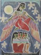 "The Sky Goddess Not With Star Gods"  (ARTS AND CRAFTS)