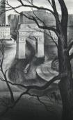 "Rainy Day,  Washington Square"
