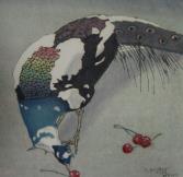 "Weibgeflecter Pfau"  (ARTS AND CRAFTS)