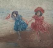 "Fillettes sur la Plage"