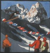 Skiers  (ARTS AND CRAFTS)