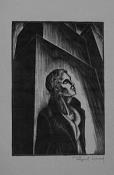 Man in an Urban Setting  (From God's Man, Plate 35)