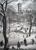 "Winter Sunday in Washington Square"