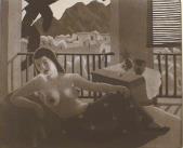 "Reclining Figure in Gallery"